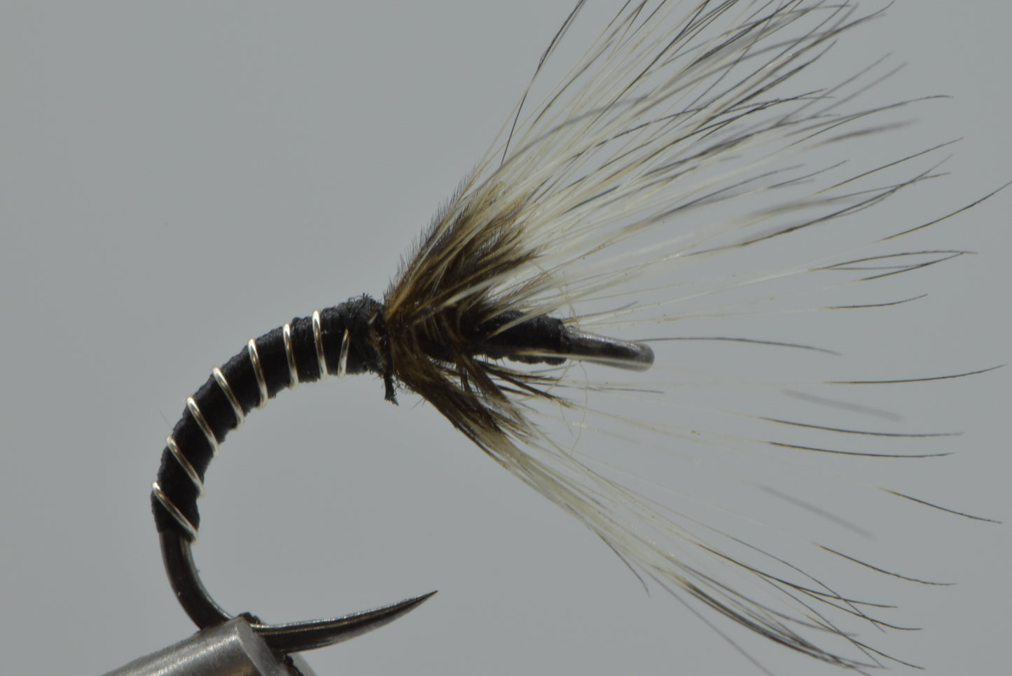 6 Black Wire Body Sakasa Kebari Tenkara Flies