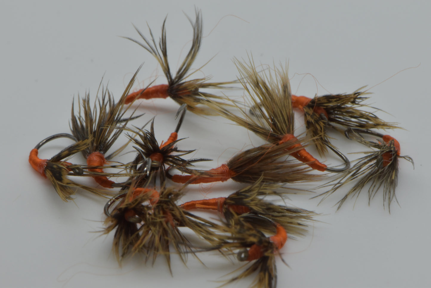 6 Orange Shinpuru Kebari Tenkara Flies